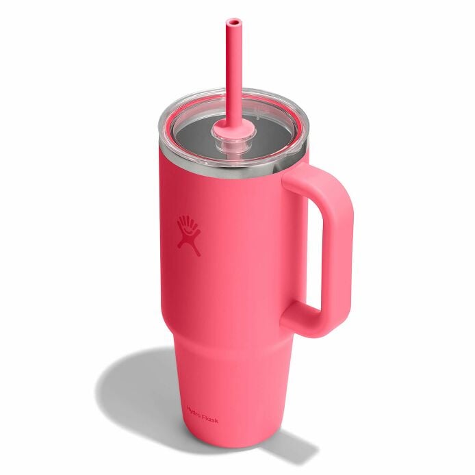 40-oz-travel-tumbler-i2 tt40pscc668-40-oz-travel-tumbler-clear-lid-popstar-pink-angledhigh.jpg